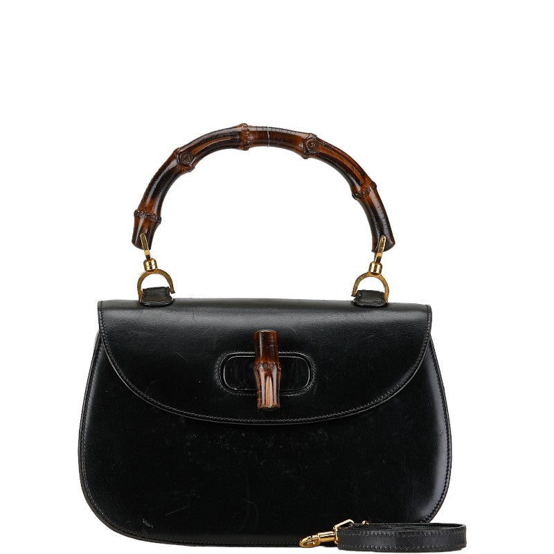 Luxury Gucci Trending 2025 Bamboo Leather 2WAY Handbag Shoulder Bag