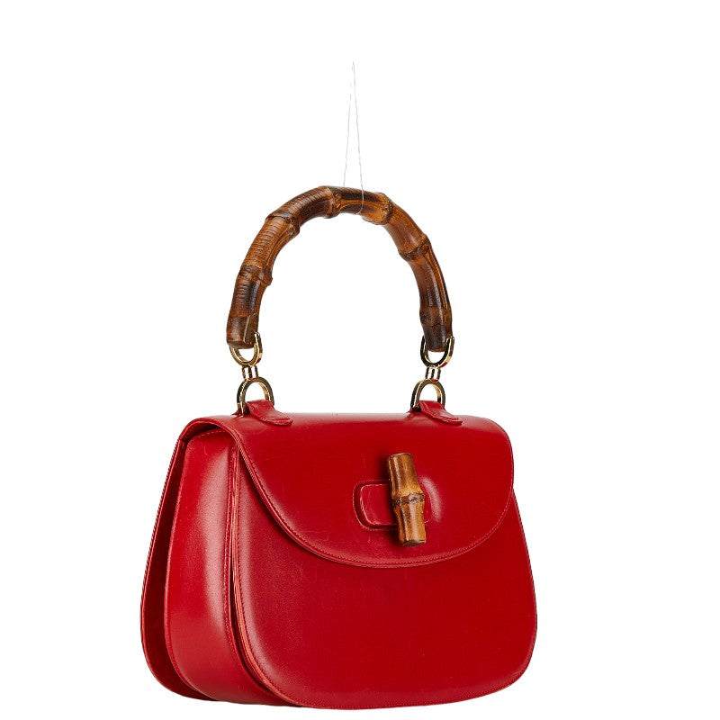 Luxury Gucci Trending 2025 Bamboo Leather 2WAY Handbag Shoulder Bag