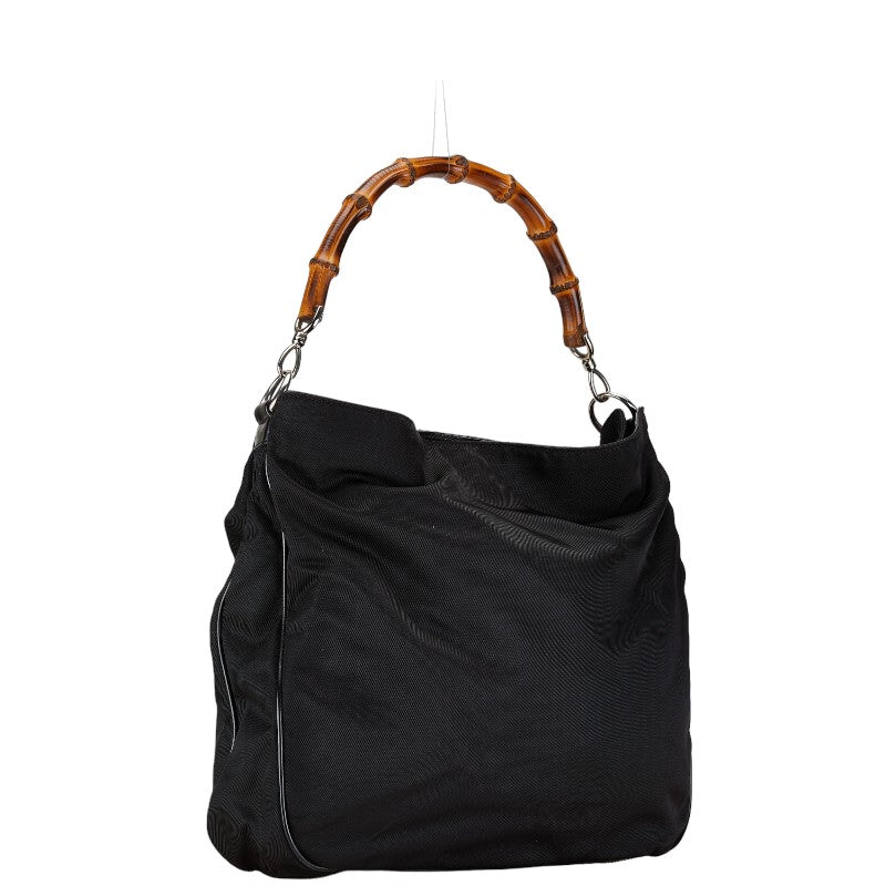 Luxury Gucci Trending 2025 Bamboo Canvas Leather 2WAY Handbag