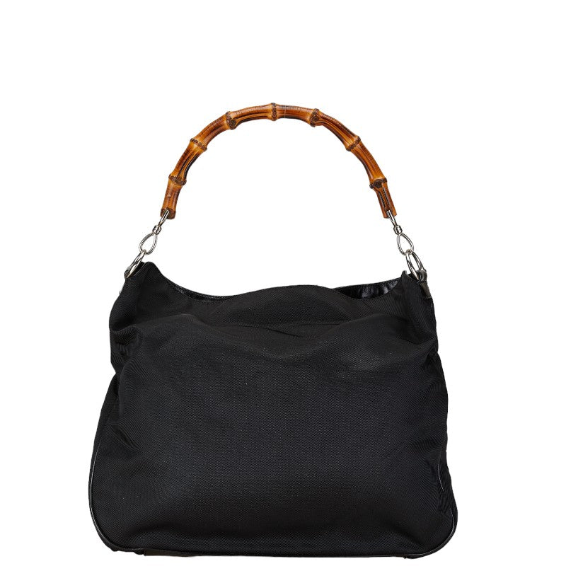 Luxury Gucci Trending 2025 Bamboo Canvas Leather 2WAY Handbag