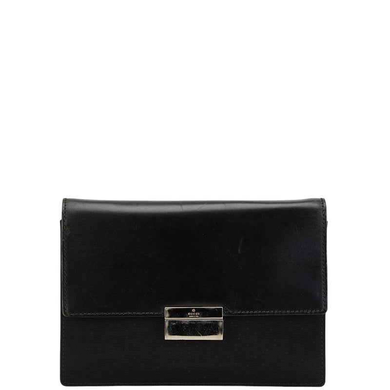 Luxury Gucci Trending 2025 Canvas Leather Clutch Bag