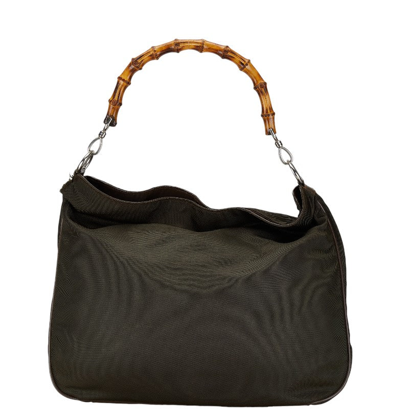 Luxury Gucci Trending 2025 Bamboo Nylon Leather 2WAY Handbag