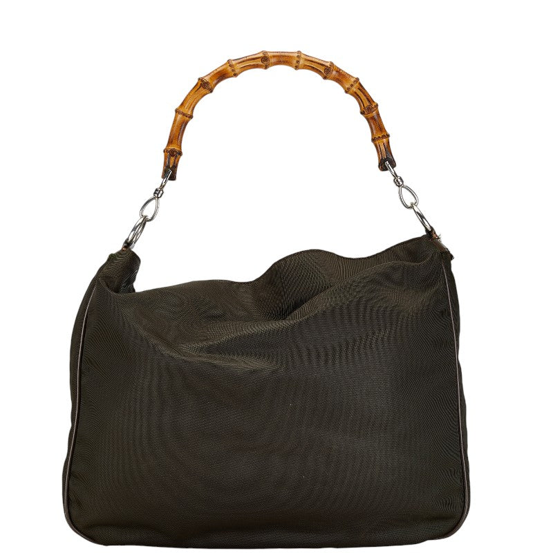 Luxury Gucci Trending 2025 Bamboo Nylon Leather 2WAY Handbag