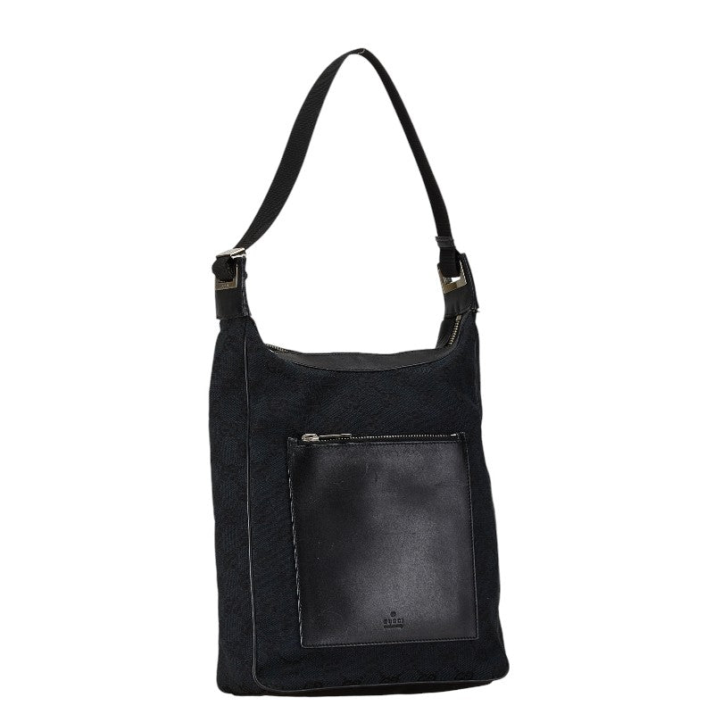 Luxury Gucci Trending 2025 Canvas Leather Shoulder Bag Black