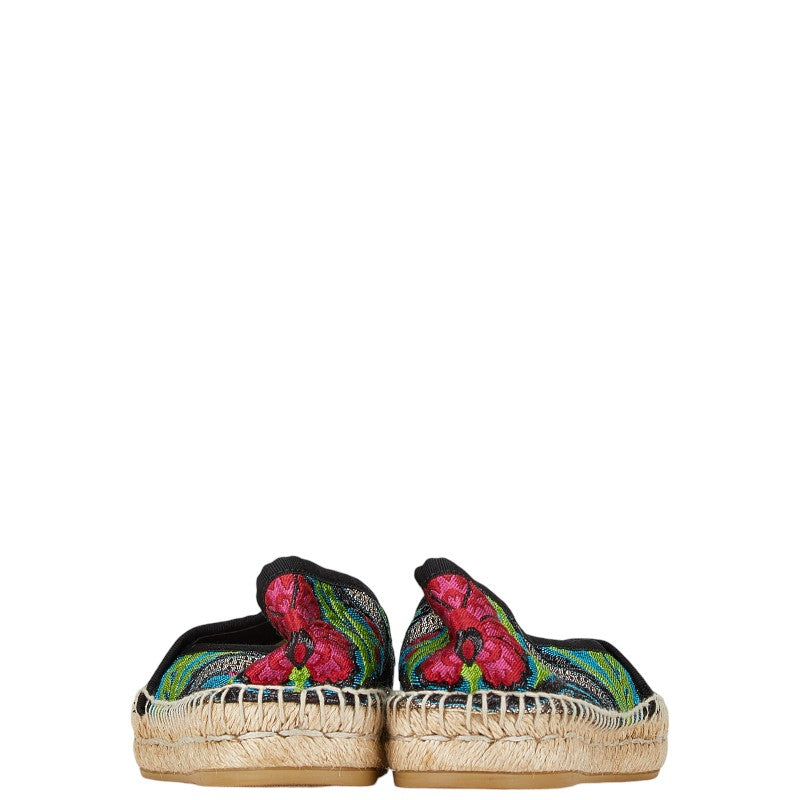 Luxury Gucci Trending 2025 Floral Embroidered Espadrilles Slip-On