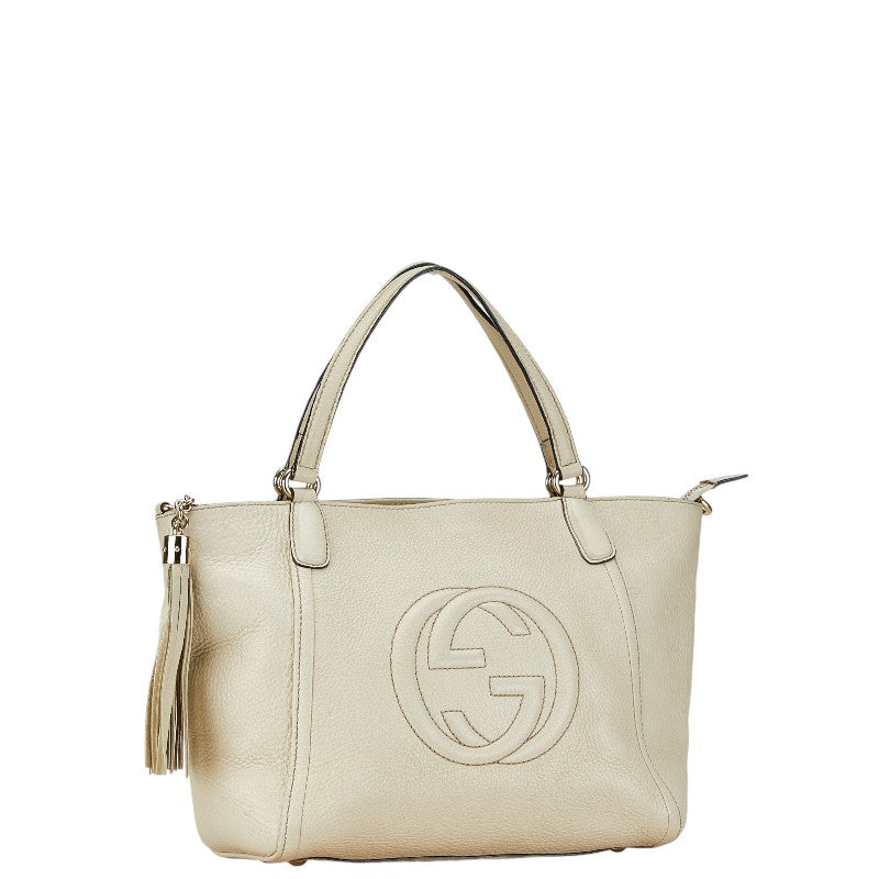 Luxury Gucci Trending 2025 Soho Leather 2WAY Handbag Shoulder Bag