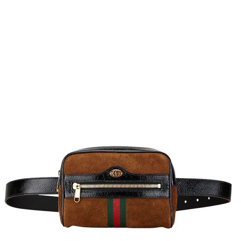Luxury Gucci Trending 2025 Ophidia GG Marmont Suede Waist Bag