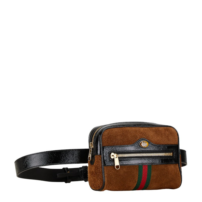Luxury Gucci Trending 2025 Ophidia GG Marmont Suede Waist Bag