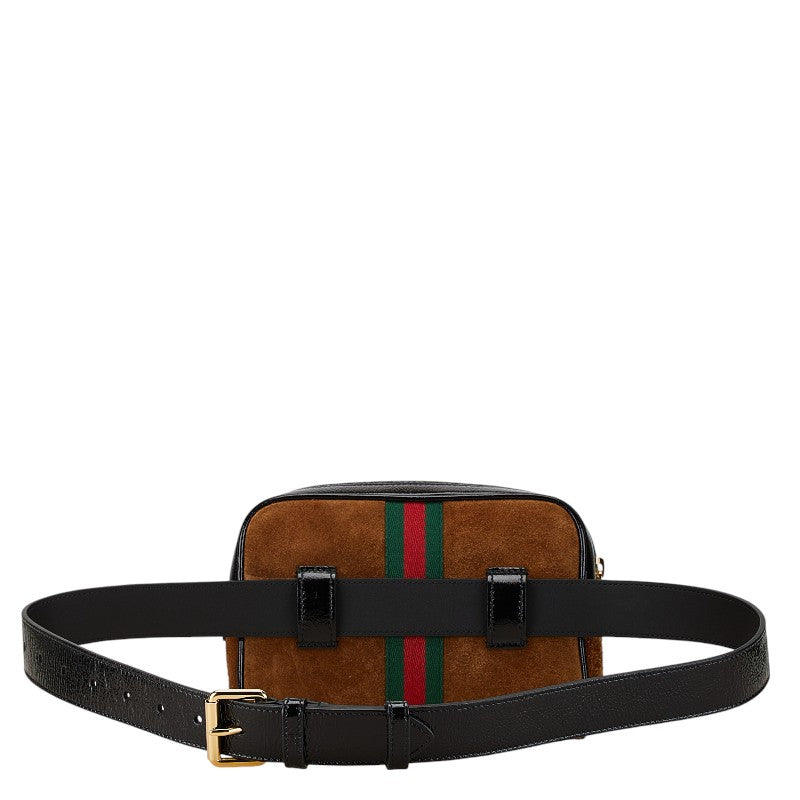 Luxury Gucci Trending 2025 Ophidia GG Marmont Suede Waist Bag