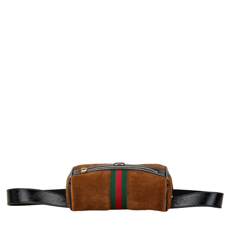 Luxury Gucci Trending 2025 Ophidia GG Marmont Suede Waist Bag
