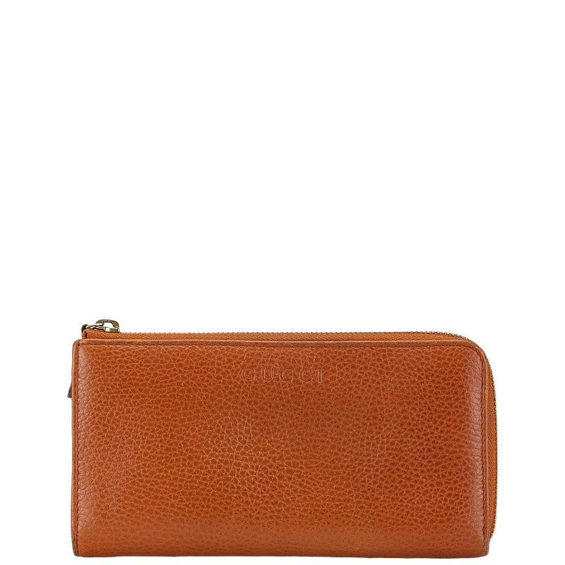 Luxury Gucci Trending 2025 Leather L-Zip Long Wallet 332747