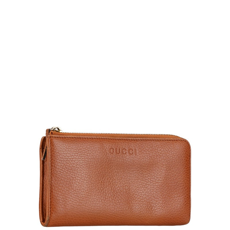 Luxury Gucci Trending 2025 Leather L-Zip Long Wallet 332747