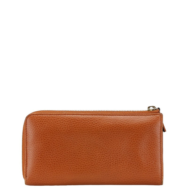 Luxury Gucci Trending 2025 Leather L-Zip Long Wallet 332747