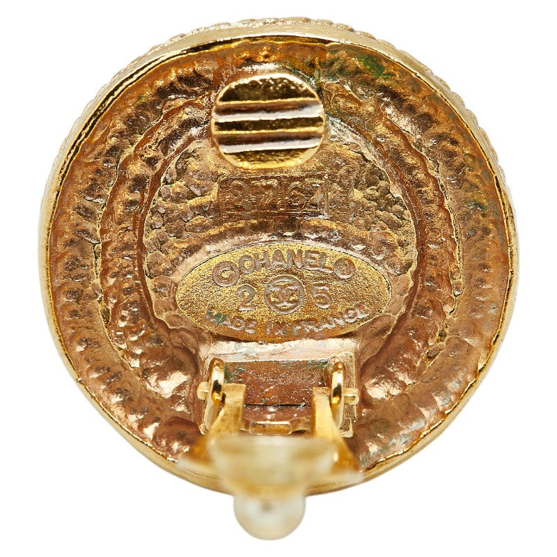 Chanel Vintage Gold Plated Earrings