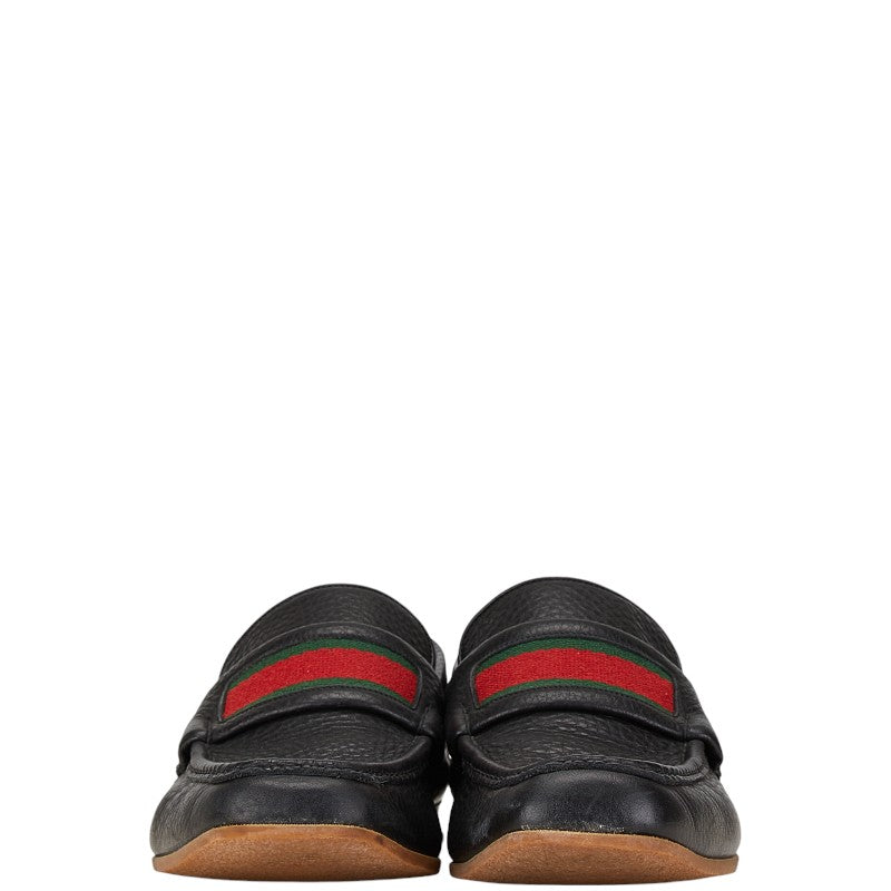 Luxury Gucci Trending 2025 Leather Loafers Black 141964