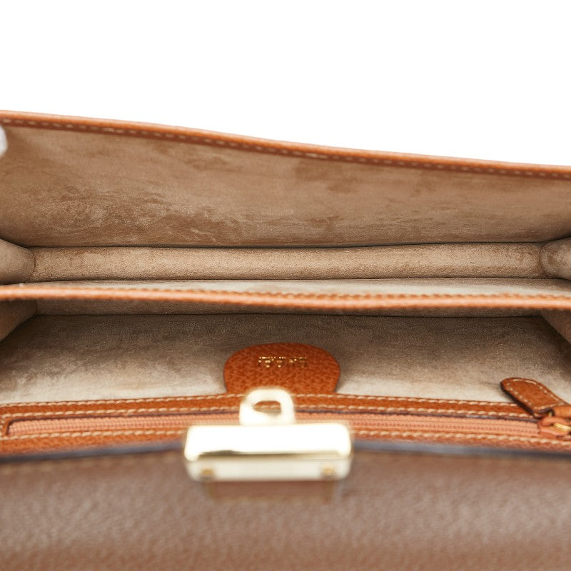 Luxury Gucci Trending 2025 Leather Clutch Bag Brown