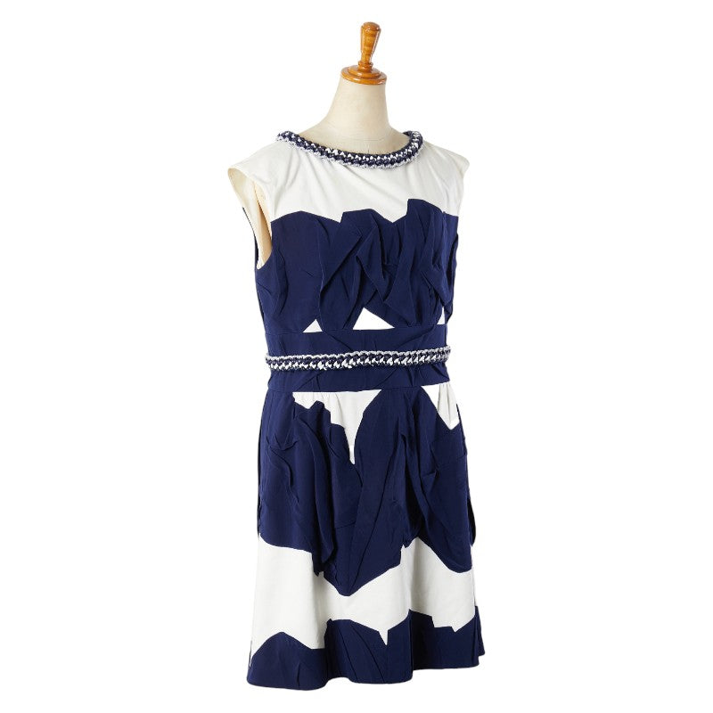 Chanel Silk Cotton Sleeveless Dress