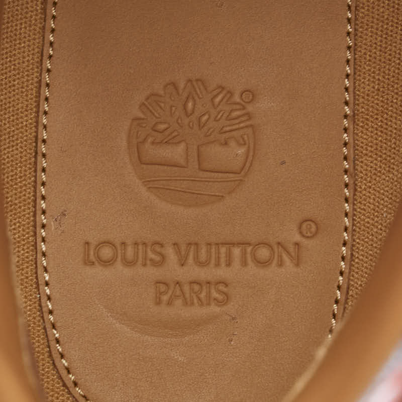 Louis Vuitton Nubuck Calf Leather Harness Boots
