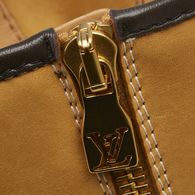 Louis Vuitton Nubuck Calf Leather Harness Boots