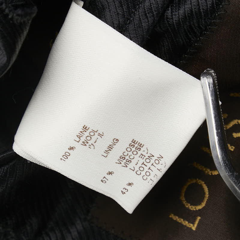 Louis Vuitton Wool Monogram Flower Trench Coat
