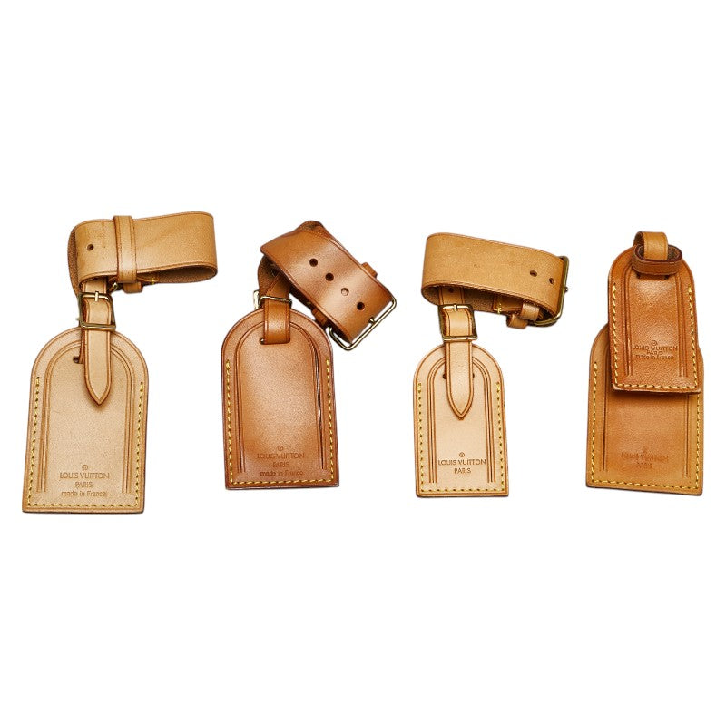 Louis Vuitton Leather Name Tags & Poignées Set
