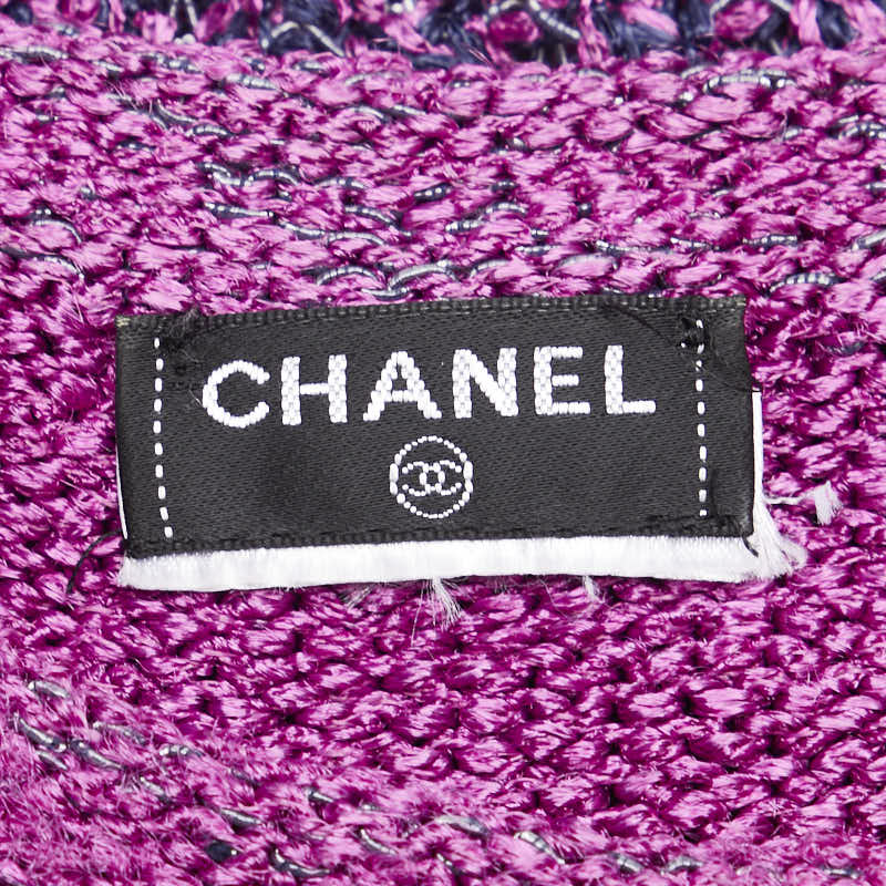 Chanel Sleeveless Knit Dress Rayon Nylon