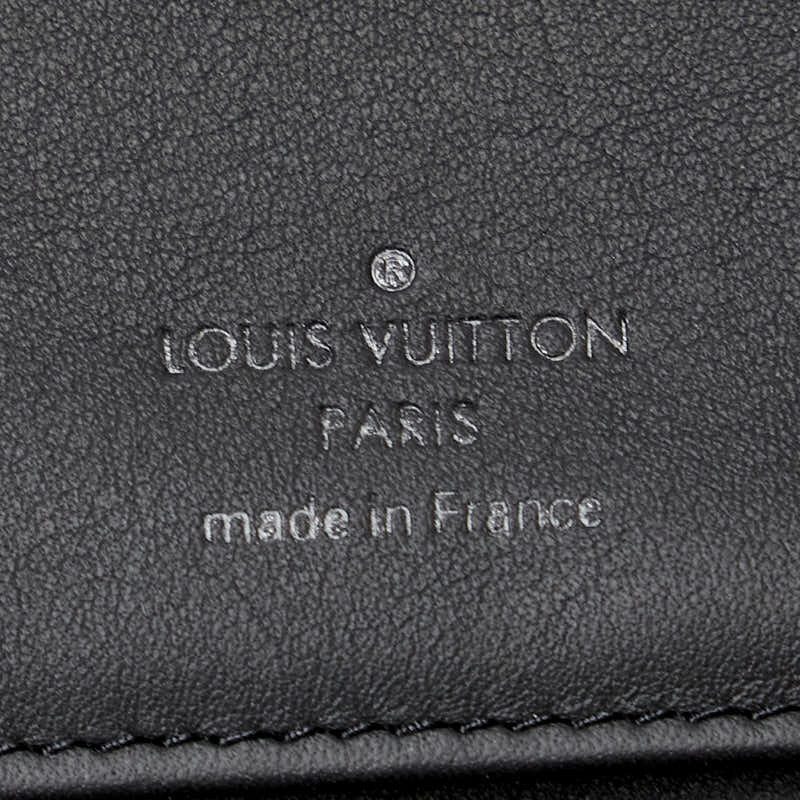 Louis Vuitton Aerogram Zippy Wallet Black Leather