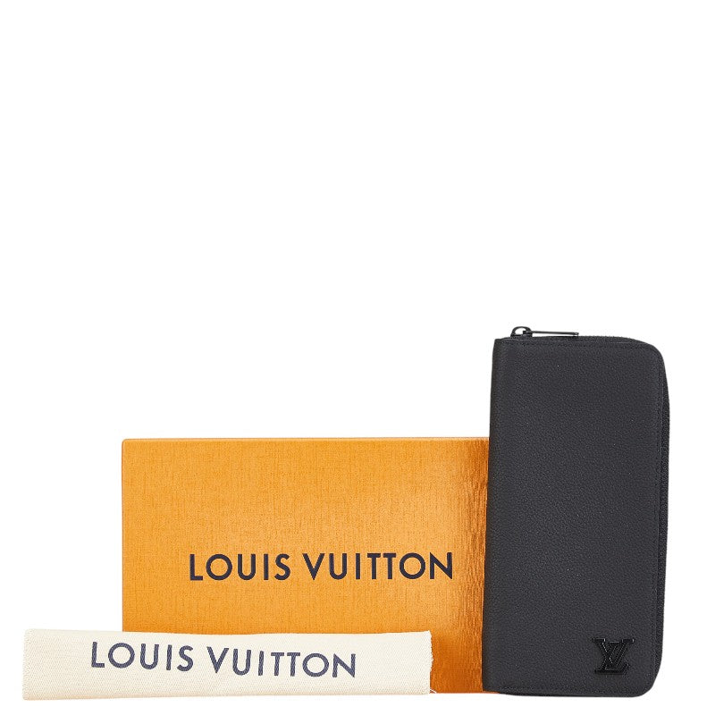 Louis Vuitton Aerogram Zippy Wallet Black Leather