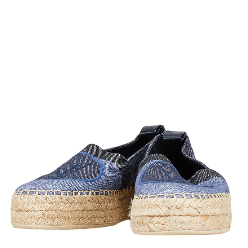Louis Vuitton Canvas Logo Slip-On Shoes