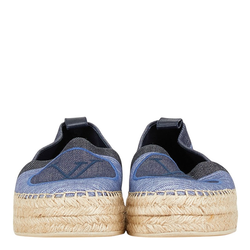 Louis Vuitton Canvas Logo Slip-On Shoes