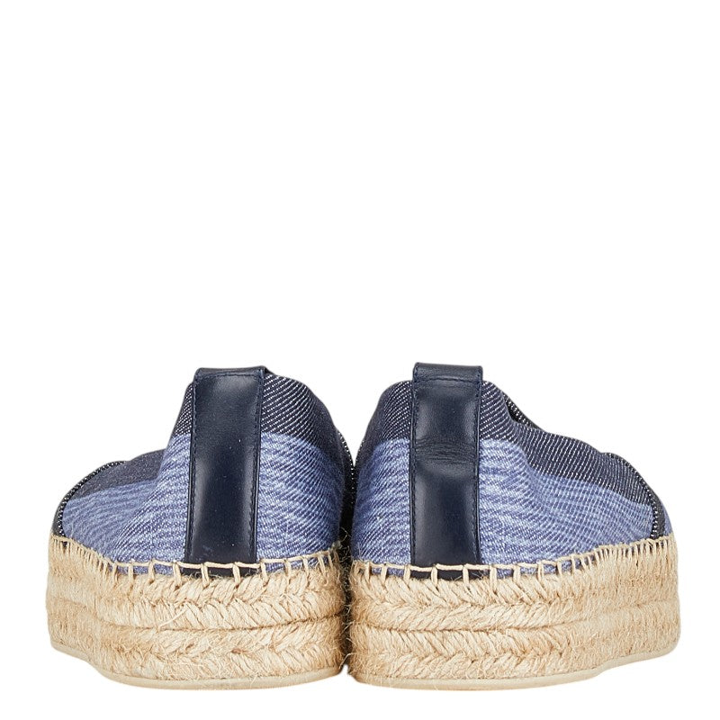 Louis Vuitton Canvas Logo Slip-On Shoes