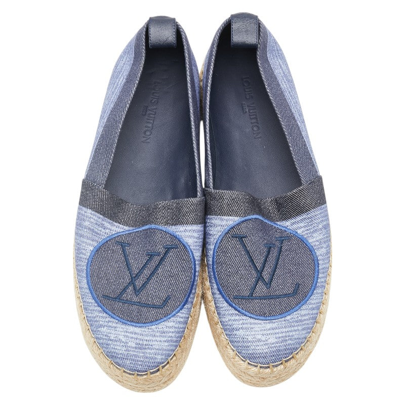 Louis Vuitton Canvas Logo Slip-On Shoes