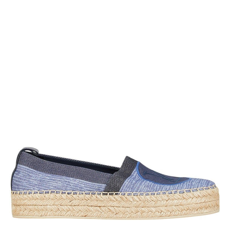 Louis Vuitton Canvas Logo Slip-On Shoes