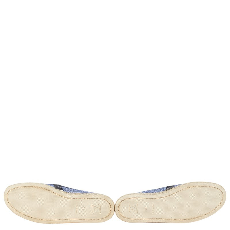 Louis Vuitton Canvas Logo Slip-On Shoes
