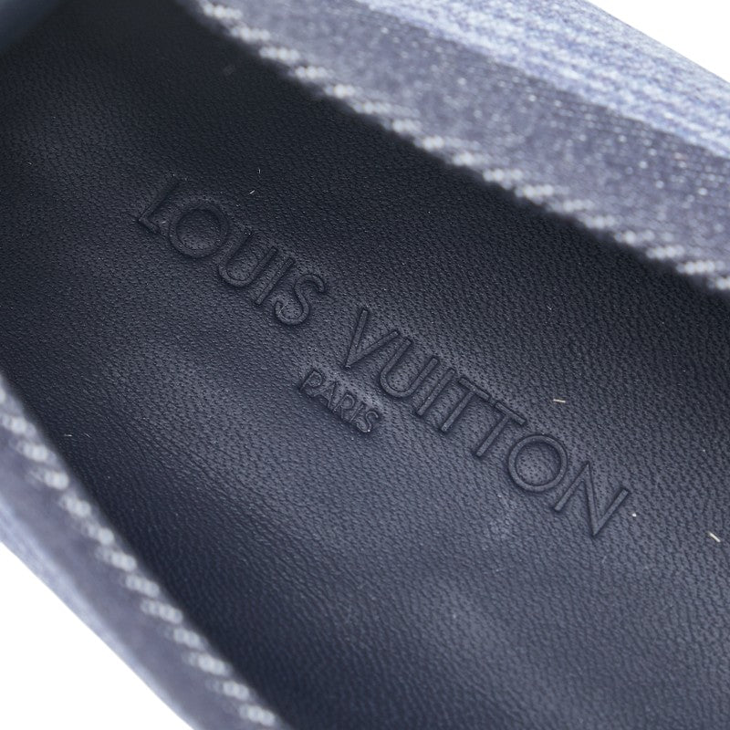 Louis Vuitton Canvas Logo Slip-On Shoes
