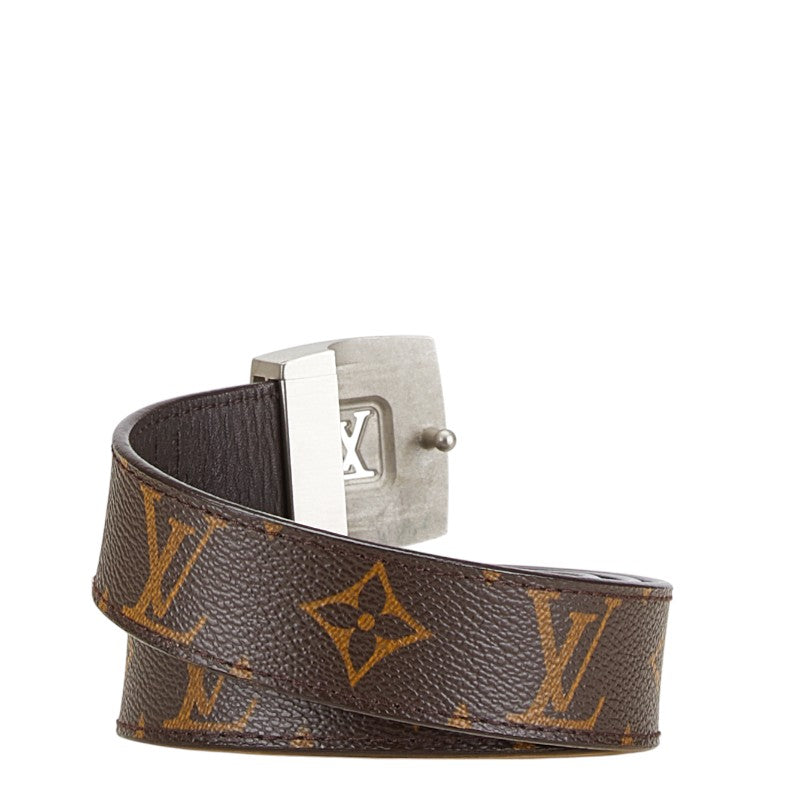 Louis Vuitton Monogram Belt Brown PVC Leather