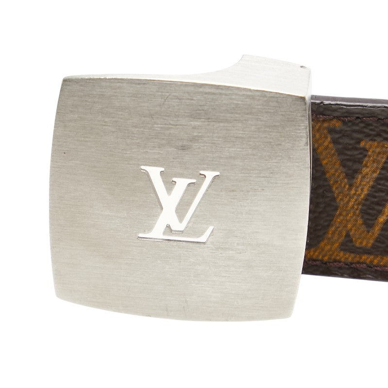 Louis Vuitton Monogram Belt Brown PVC Leather