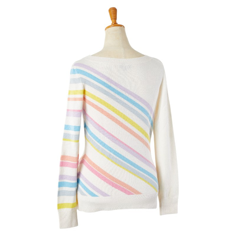 Chanel Cashmere Rainbow Knit Sweater P60517