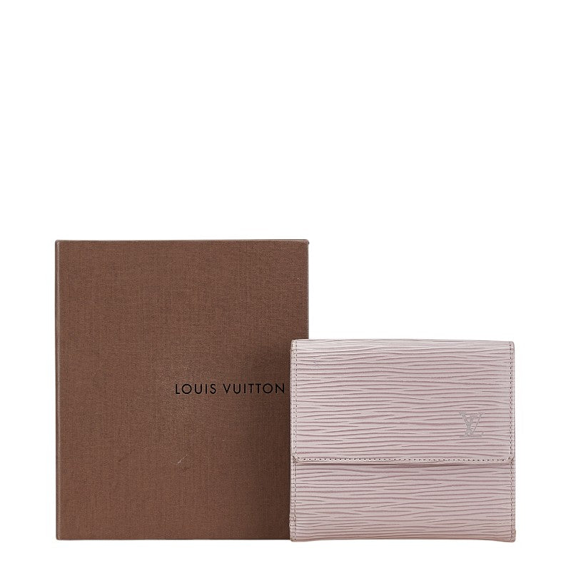Louis Vuitton Epi Bifold Wallet M6348B Purple