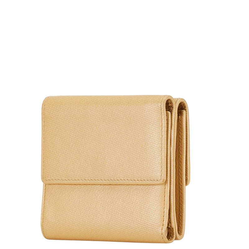 Chanel Caviar Skin Coco Button Wallet