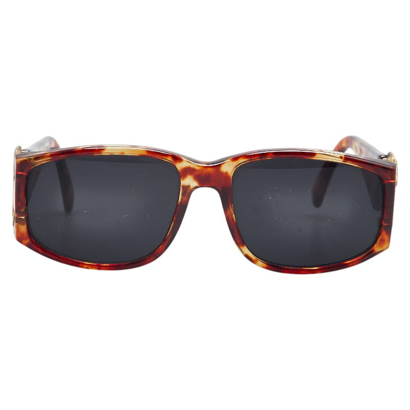 Chanel Coco Mark Sunglasses Brown Plastic