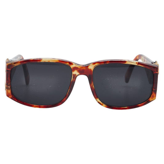 Chanel Coco Mark Sunglasses Brown Plastic
