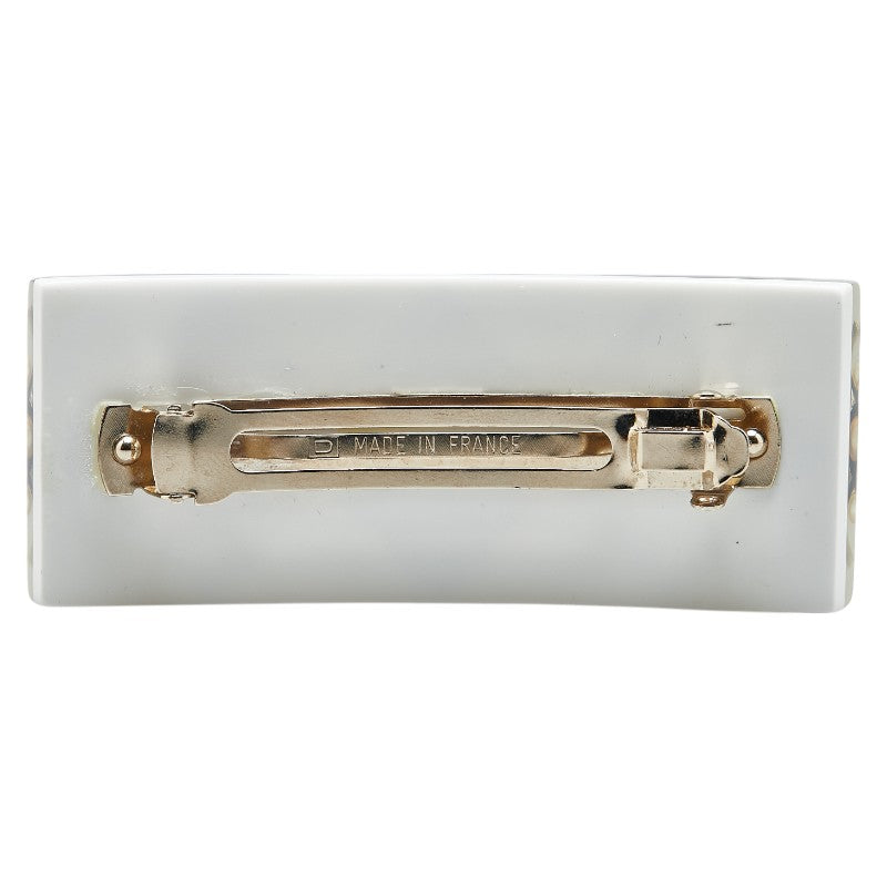 Chanel Coco Mark Hair Barrette Plastic