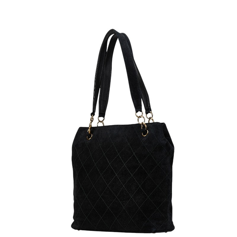 Chanel Coco Mark Sweat Tote Bag Black