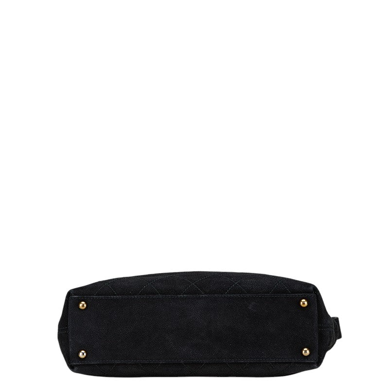 Chanel Coco Mark Sweat Tote Bag Black