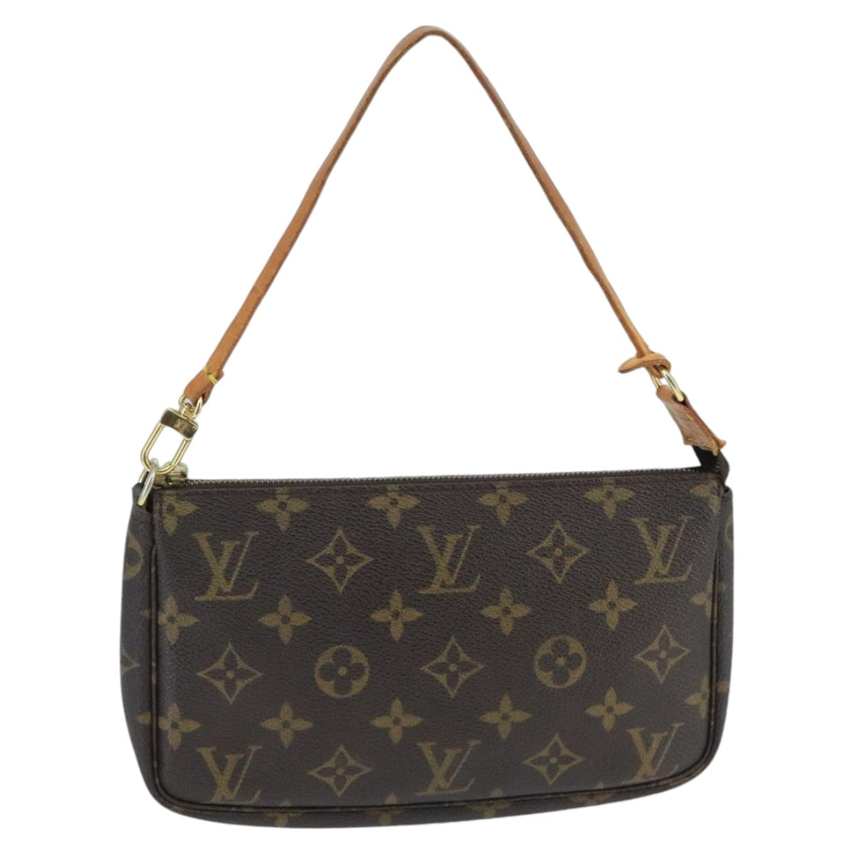 LOUIS VUITTON Monogram Pochette Accessoires Pouch M51980 LV 100000
