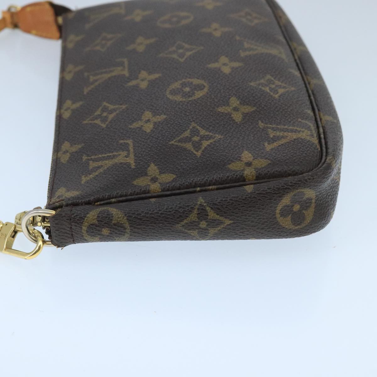 LOUIS VUITTON Monogram Pochette Accessoires Pouch M51980 LV 100000