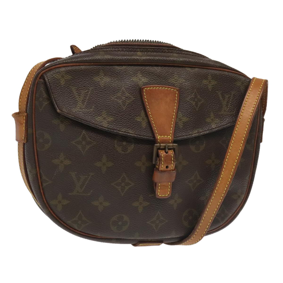 LOUIS VUITTON Monogram Jeune Fille MM Shoulder Bag M51226 LV 100082