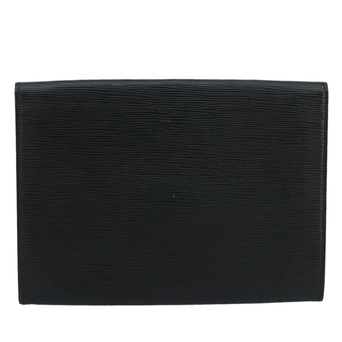 LOUIS VUITTON Epi Jena Clutch Bag Black M52722 LV 100220