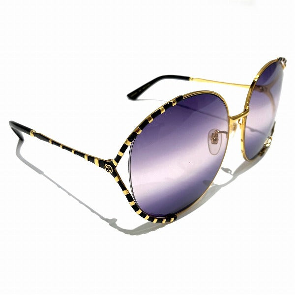 Luxury Gucci Trending 2025 GG0595S Sunglasses in Nickel Alloy and Plastic in New Condition